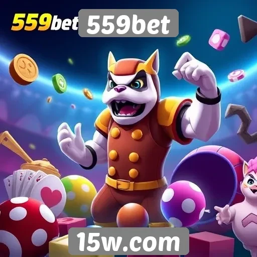 Variedade de jogos disponíveis na plataforma 559bet